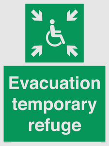 Evacuation temporary refuge